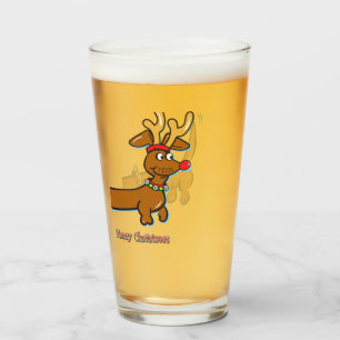 God jul Dachshund Glaskopp