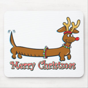 God jul Dachshund Musmatta