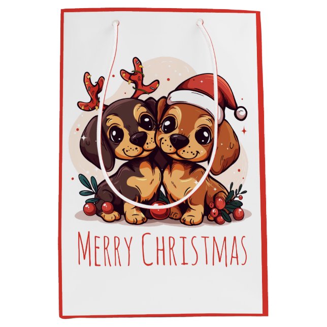 God Jul Dachshundhundar (Framsidan)
