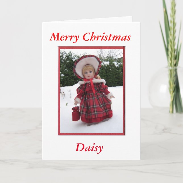 God jul Daisy Helgkort (Framsida)