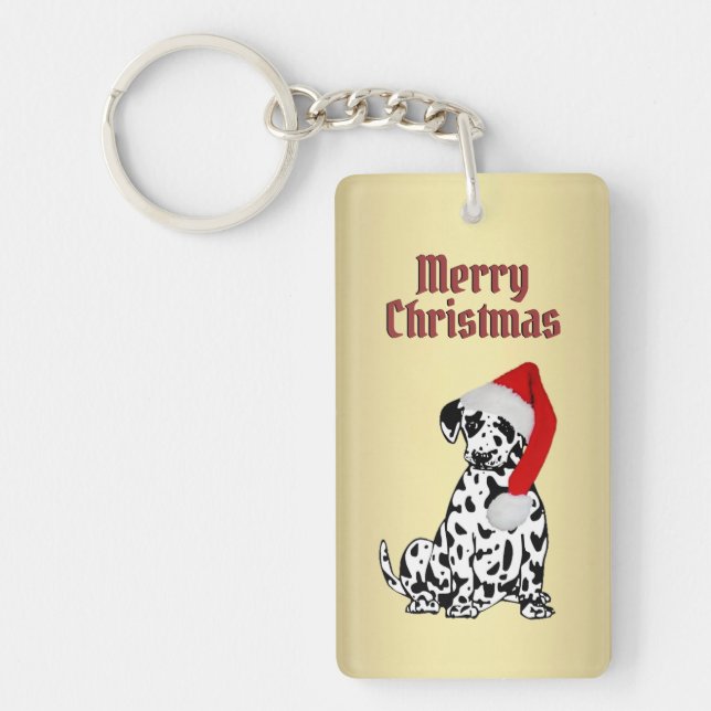 God jul Dalmatien Hund Guld (Framsidan)