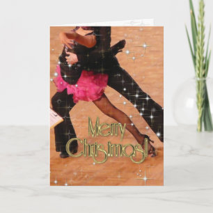God jul Dancers PERSONLIG Helgkort