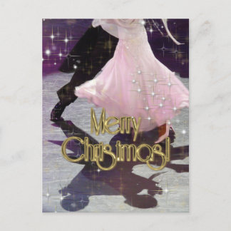 God jul Dancers PERSONLIG vycard Vykort