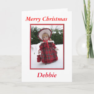 God jul Debbie Helgkort