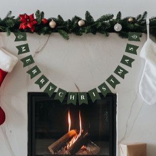 God jul Decor Simple Modern Vimplar