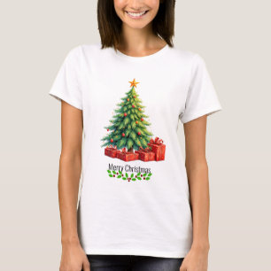 God jul, Decorated Träd T Shirt