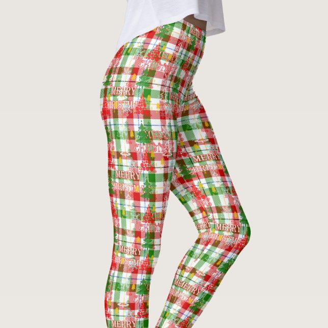 God jul Decorative Play Tartan Leggings (Skapare uppladdad)