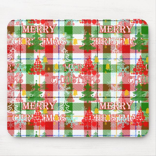 God jul Decorative Play Tartan Musmatta (Framsidan)
