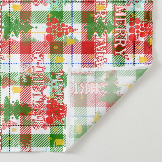 God jul Decorative Play Tartan Tyg (Skapare uppladdad)