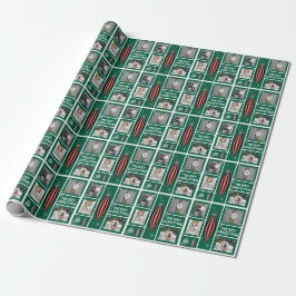 God jul dekoration 4, anpassningsbar foto presentpapper