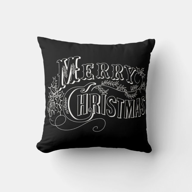 God jul dekorativ fyllning kudde (Framsida)