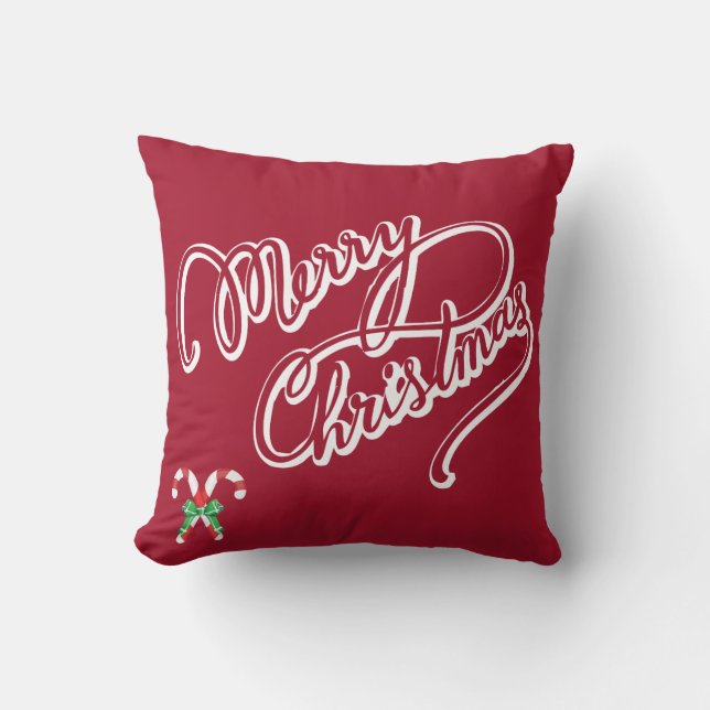 God jul dekorativ fyllning kudde (Framsida)