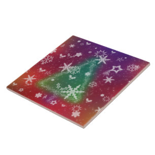God Jul, dekorativ låga/trivet Kakelplatta