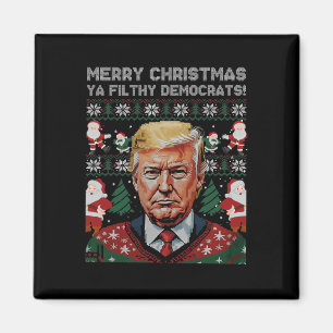 God jul Demokrater Filthy Ya Funny Julafton Magnet