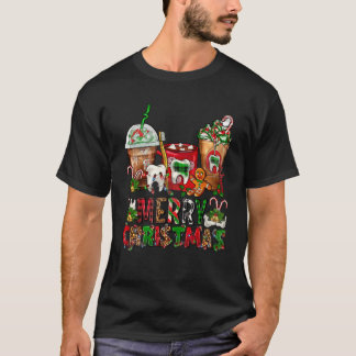 God jul Dentist Kaffe koppar Dental Sq T Shirt