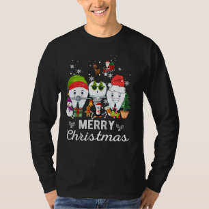 God jul Dentist Teeth Santa Dental Elf Sno T Shirt