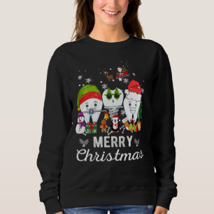 God jul Dentist Teeth Santa Dental Elf Sno T Shirt