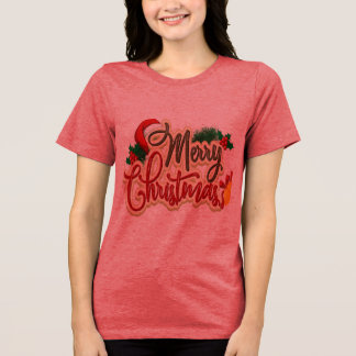 God jul design för Helgdag Gifts t shirt. T Shirt