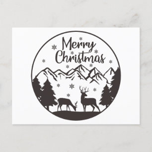 God jul Design Helg Vykort