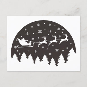 God jul Design Helg Vykort