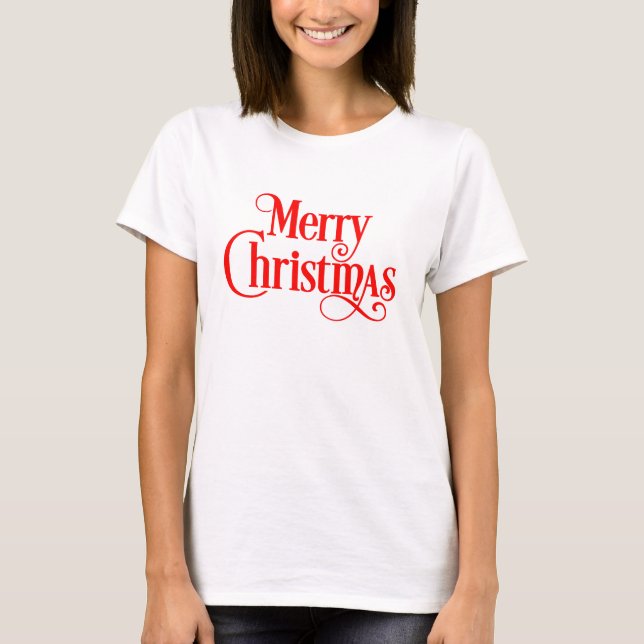 God jul Design T Shirt (Framsida)