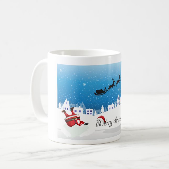 god jul designad mugg (Framsida vänster)