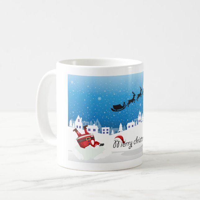god jul designad mugg (Framsida vänster)