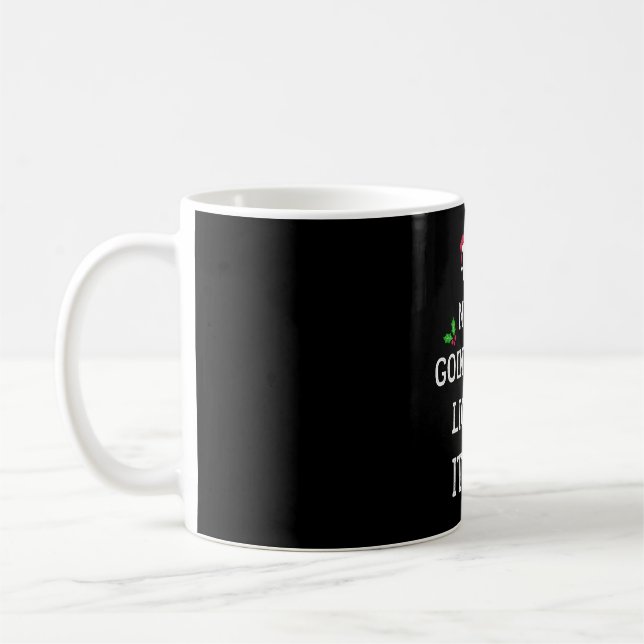 God jul, det Slickar sig inte Kaffemugg (Vänster)