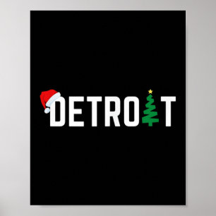 God Jul Detroit God Jul Michigan Sa Poster