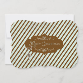 God jul diagonal Rand Helgdag Julkort