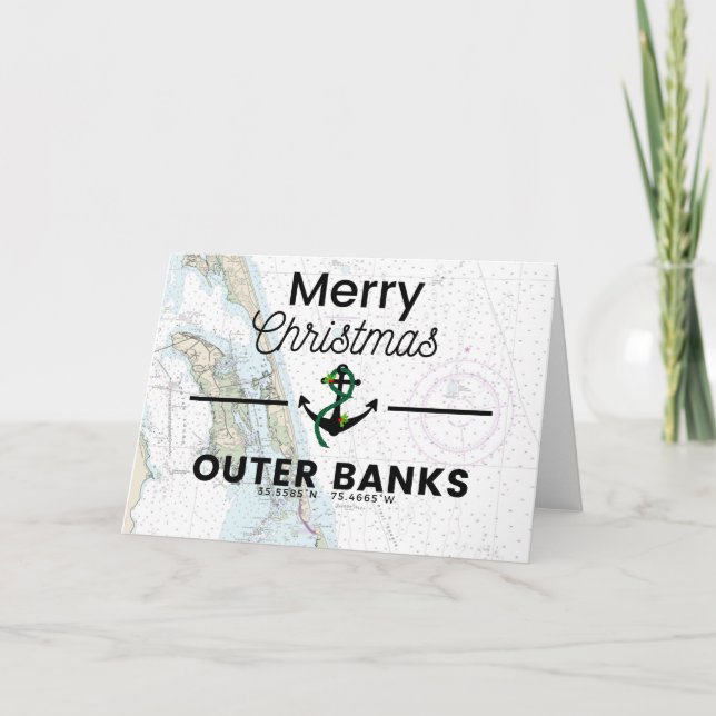 God jul Diagram - Yttre Banker Helgkort (Framsida)