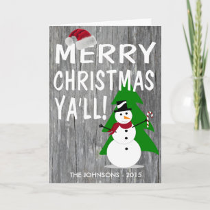 God jul dig Nashville hälsningkort Helgkort