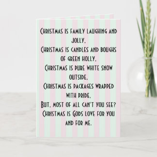 God jul Dikt-kort Helgkort