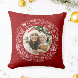 God jul Din frö av Guld-fotofrö Kudde