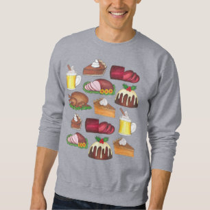 God jul Dinner Helgdag Ugly Sweater Långärmad Tröja