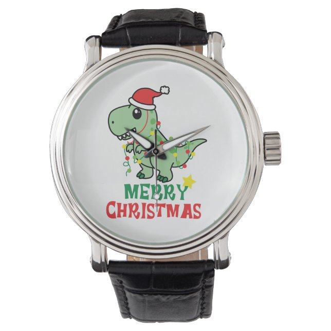 god jul dinosaur armbandsur (Framsida)