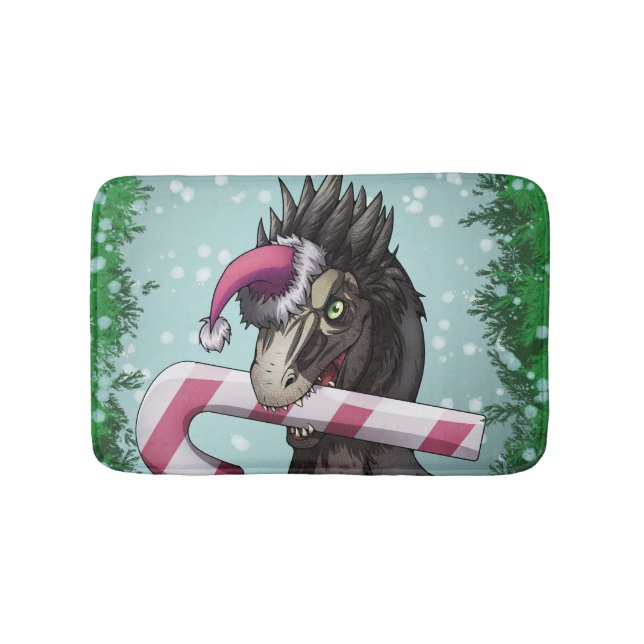 God jul Dinosaur Badrumsmatta (Framsidan)