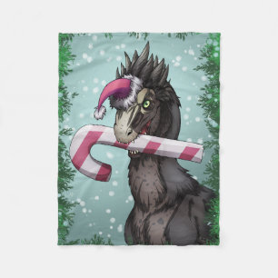 God jul Dinosaur Fleecefilt