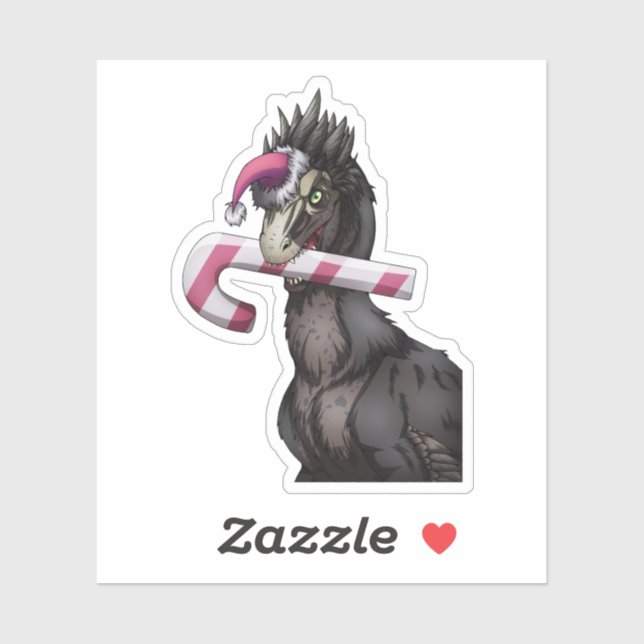 God jul Dinosaur Klistermärken (Ark)