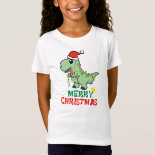 god jul dinosaur t shirt