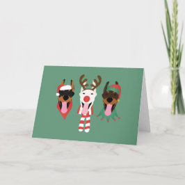 God jul Dobermann Hundar Helgkort