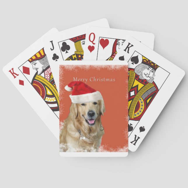 God jul Doggy Casinokort (Baksidan)