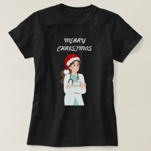 God jul Doktor Nurse Festive för henne T Shirt