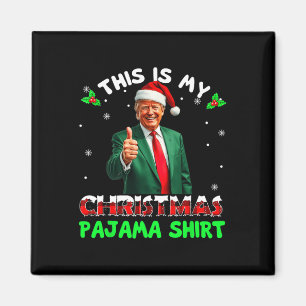 God jul Donald Trump Santa Det här är min jul Magnet