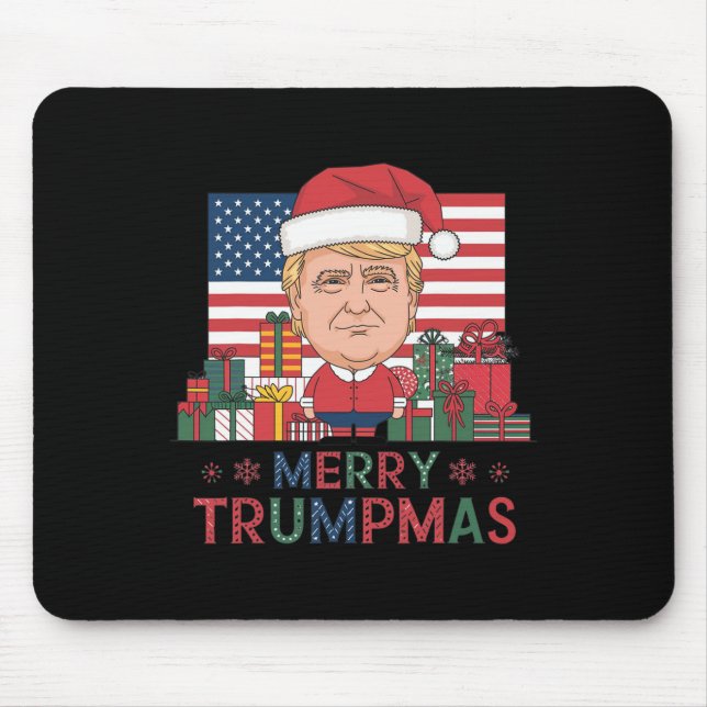 God jul Donald Trump Santa Family Julafton Manar Musmatta (Framsidan)