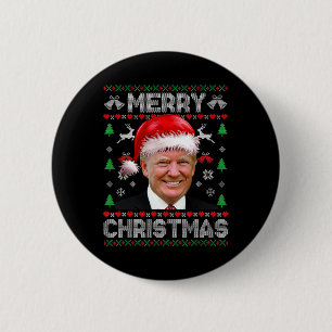 God jul Donald Trump Santa Family Julafton Ugl Knapp