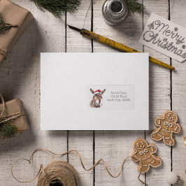 God Jul Donkey, anpassningsbar Fraktsedel