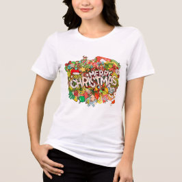 God jul Doodle Extravaganza T Shirt