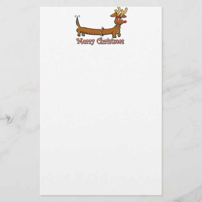 God jul Doxie Brevpapper (Framsida)