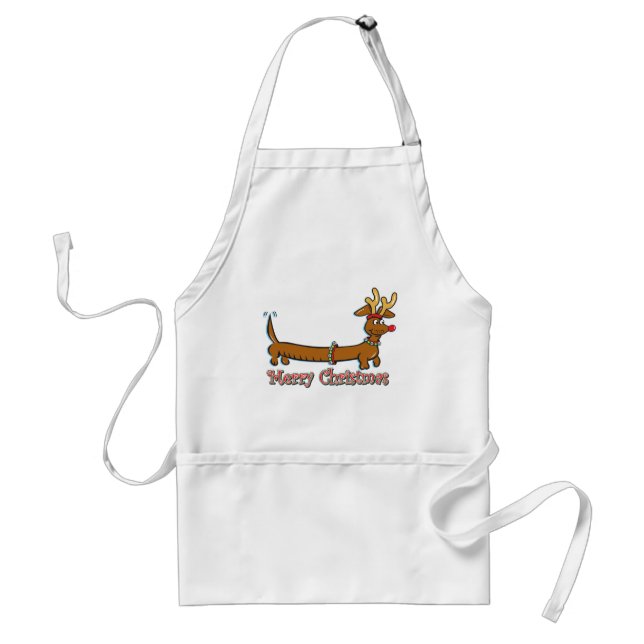 God jul Doxie Förkläde (Framsidan)